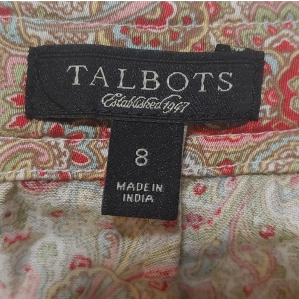 Talbots Pink Ruffled Buttoned Midi Sundress - Picture 6 of 11